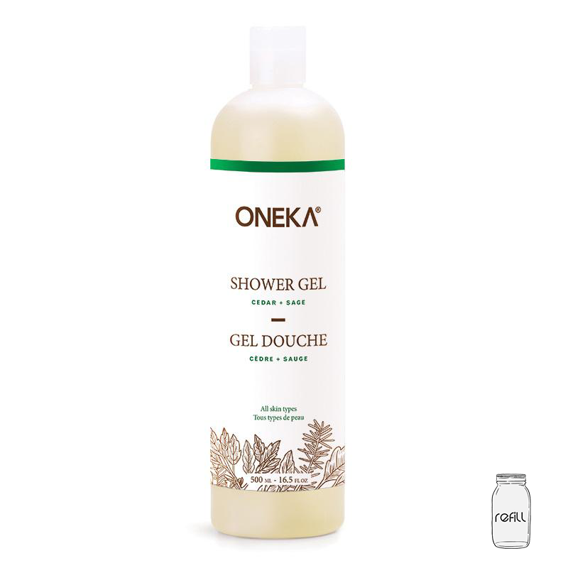 Oneka - Cedar & Sage Shower Gel