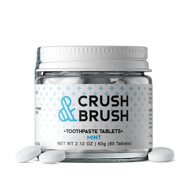 Nelson Naturals - Crush & Brush Mint Toothpaste Tablets