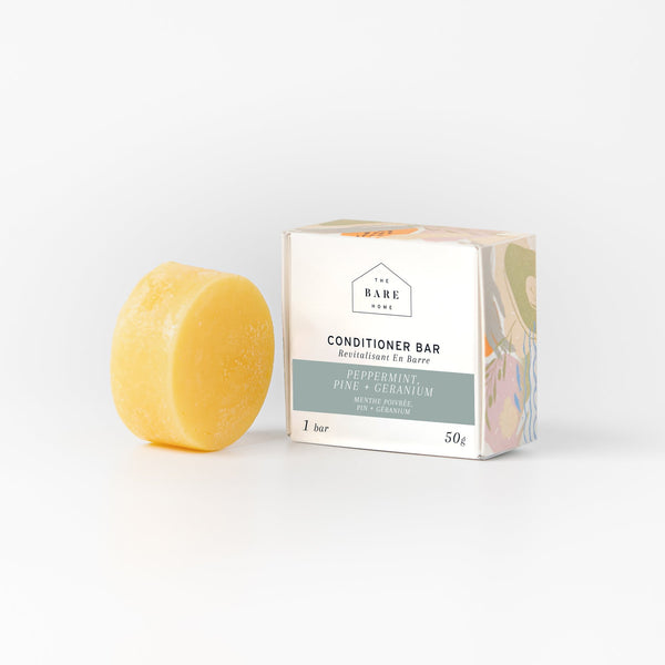 The Bare Home - Pine + Peppermint + Geranium Conditioner Bar