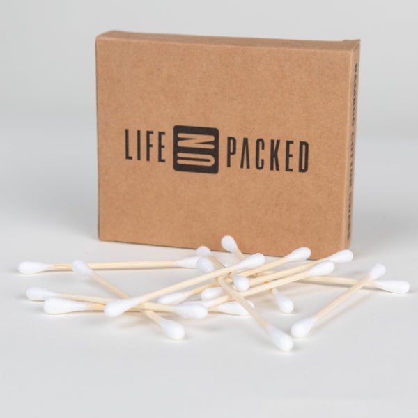 Life Unpacked - Quality Bamboo Cotton Swabs