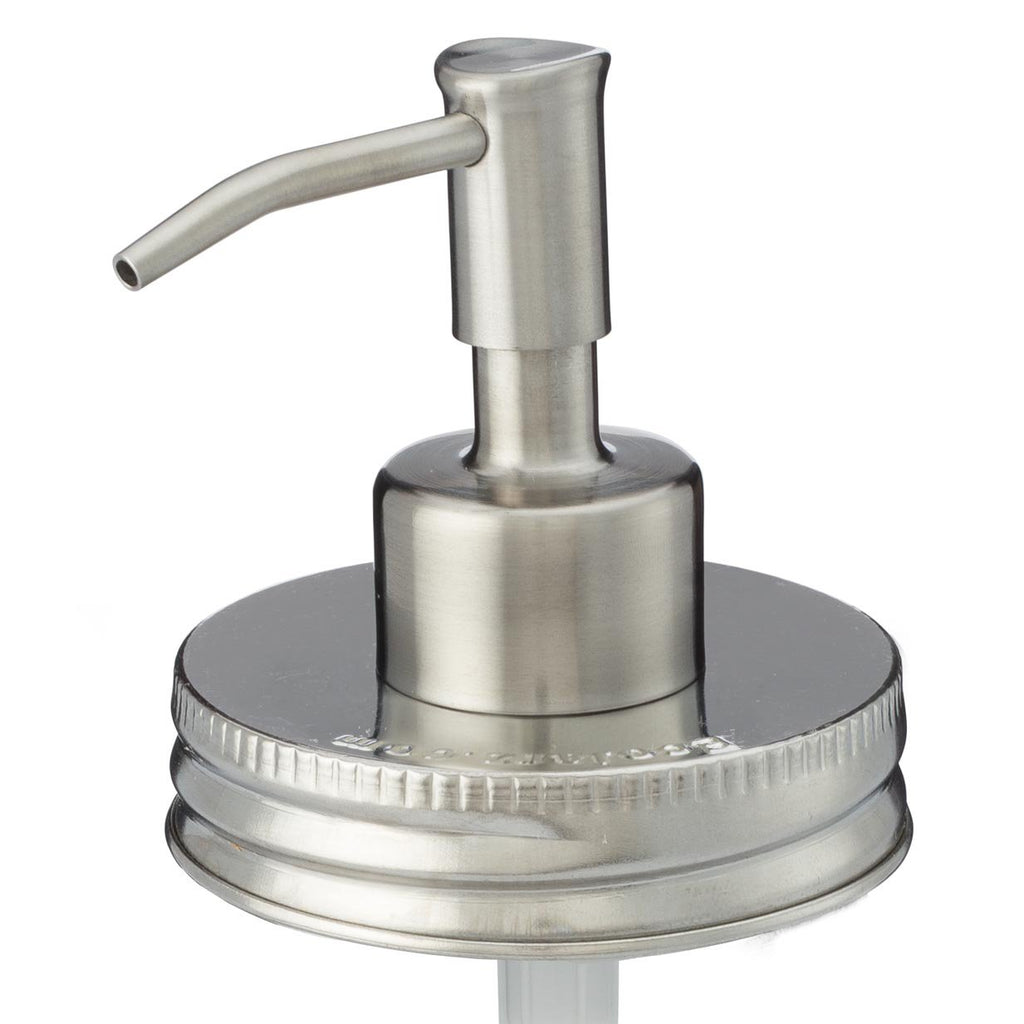 Jarmazing - Mason Jar Soap Dispenser - Stainless Steel
